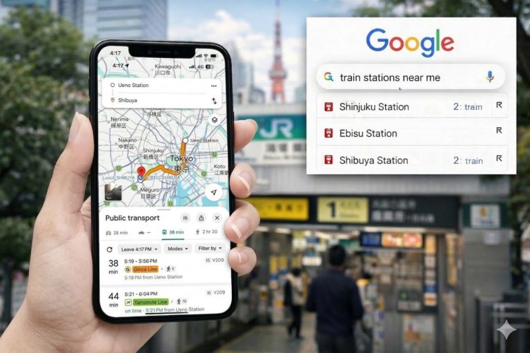 sistem train di jepun