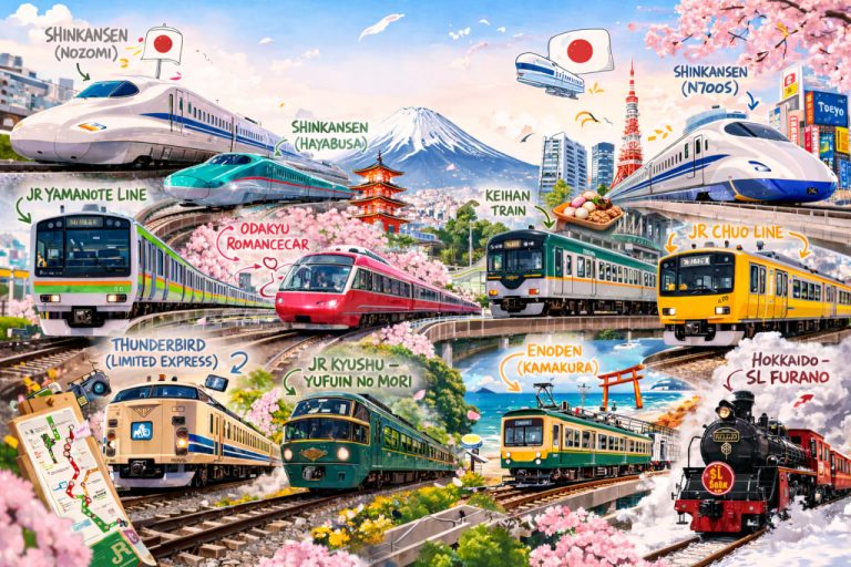 Cara Naik Train di Jepun Untuk First Timer